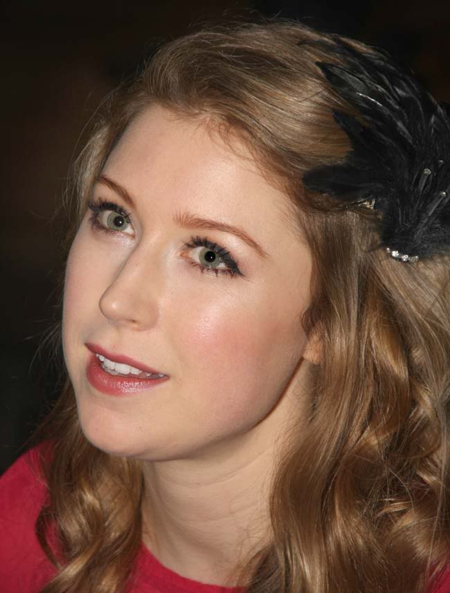 Hayley Westenra at her signing after the concert in Tewkesbury, 2 December 2009