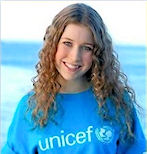 Hayley supports UNICEF